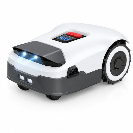 Robot Lawn Mower Full Band Rtk+4-Eye Vision Robotic Lawnmower, Automatic Mapping, 20 Multi-Zone Management, Accurate Obstacle Avoidance, Intelligent Path Planning- No Wire Mower, 0.22 Acre